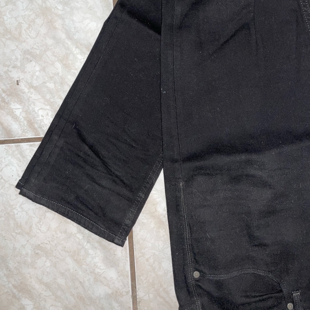 Black Slim Tapered Jeans